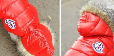 Χειμωνιάτικα ρούχα Moncler / κατοικίδιο ζώο 