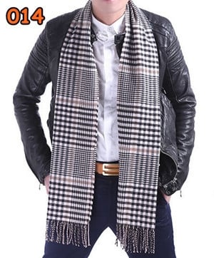 Мъжки карирани шалове // 180 - 30см