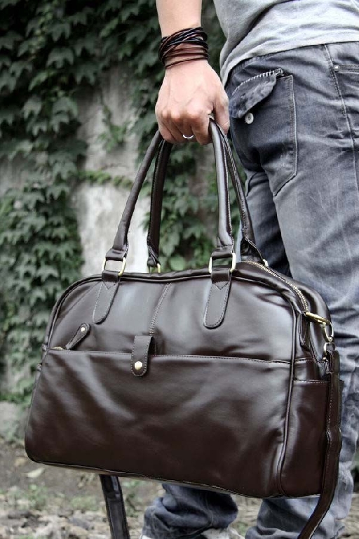 Мъжки сакове от изкуствена кожа - 2 модела 