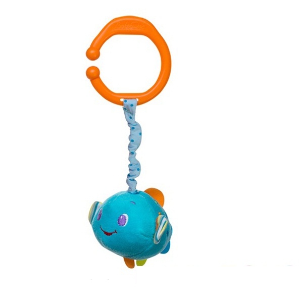 Вибрираща бебешка играчка  за детска количка "рибка" //Babyono