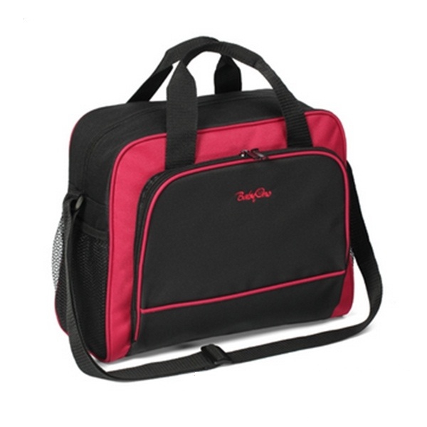 Черна и червена чанта за детска количка "Basic" //  Babyono
