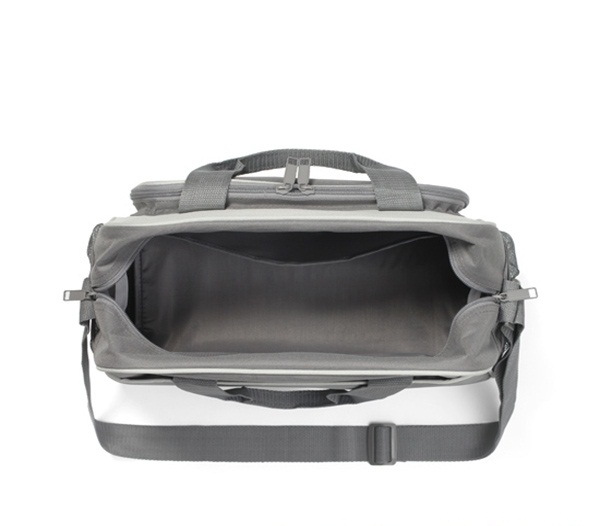 Тъмно синя и сива чанта за детска количка  'Basic' // Babyono