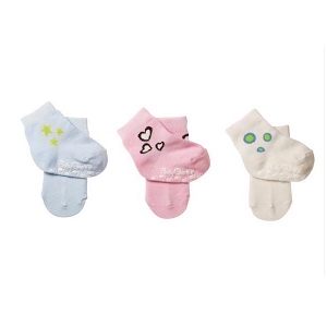 Шарени памучни бебешки чорапи 3 модела // Babyono