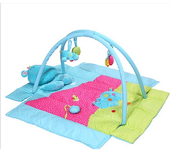 Син бебешки уред за активна гимнастика "хипо" // Babyono