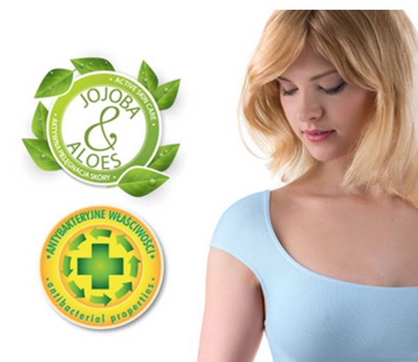 Синя дамска нощница за кърмене Размер М // Babyono