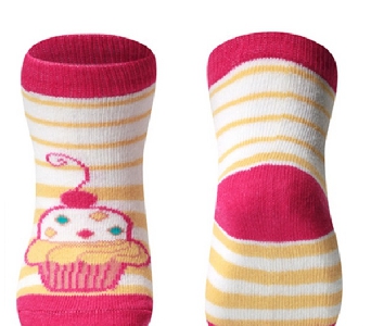 Цветни бебешки чорапи 6+ месеца, 3 модела // Babyono
