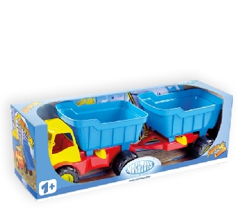 Камион с ремарке за деца