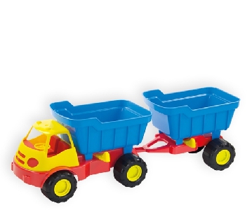 Камион с ремарке за деца