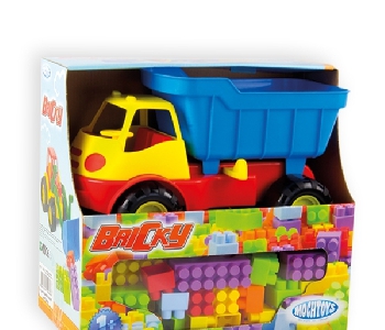 Камион с контруктор за деца