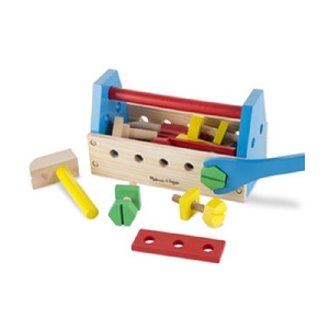 Детски дървени инструменти в кутия