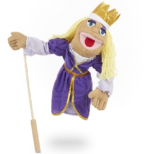 Детска плюшена играчка - принцеса за куклен театър