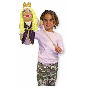 Детска плюшена играчка - принцеса за куклен театър