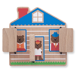 Детска дървена къща - игра