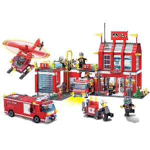 Детски конструктор \'Пожарна станция\' // Brick