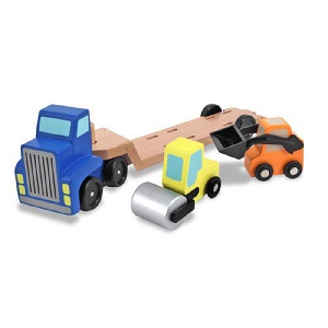 Детски дървен строителен автосервиз