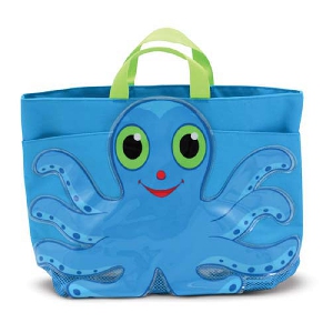 Детска плажна чанта - октопод