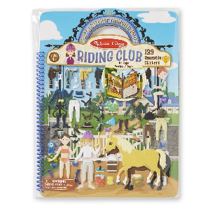 Детска книжа за стикери на тема клуб за езда