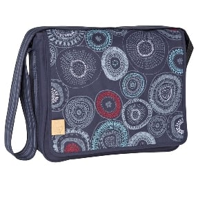 Синя чанта + аксесоари за детска количка // Lassig Casual Messenger Fossil Navy