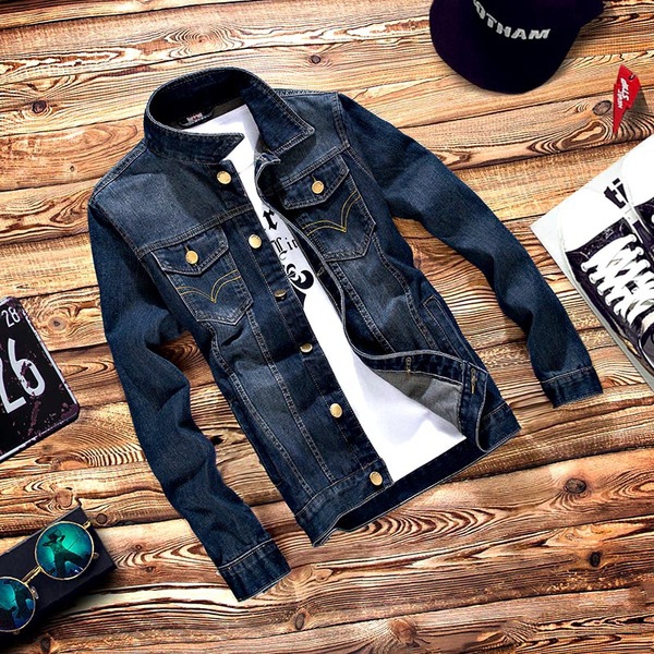 Мъжки дънкови якета 5 модела