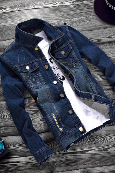 Мъжки дънкови якета 5 модела