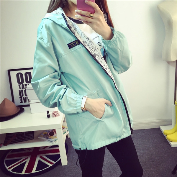 Дамско есенно-зимно, модерно яке с качулка