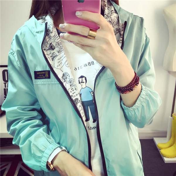 Дамско есенно-зимно, модерно яке с качулка