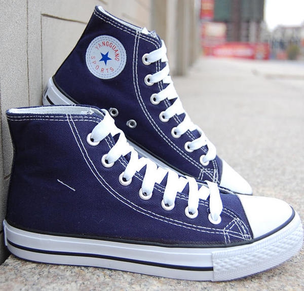 Мъжки платнени обувки за спорт - пролет, лято, есен, зима