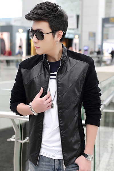 Есенни мъжки якета от изкуствена кожа - 3 модела  