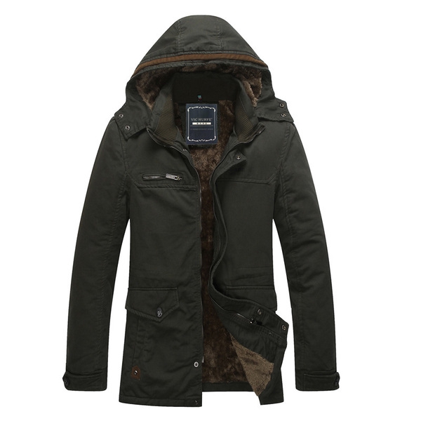 Зимно мъжко яке с качулка - 4 модела 