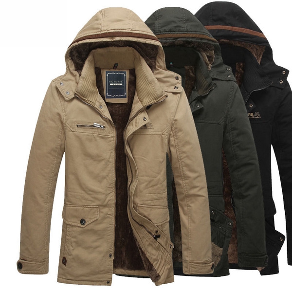 Зимно мъжко яке с качулка - 4 модела 