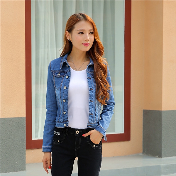 Γυναικείο μπουφάν μακρύ τζιν, για το φθινόπωρο και το χειμώνα, η επιλογή των μοντέλων