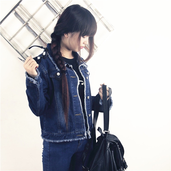 Γυναικείο μπουφάν μακρύ τζιν, για το φθινόπωρο και το χειμώνα, η επιλογή των μοντέλων