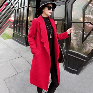 Κομψό γυναικείο μακρύ χειμωνιάτικο  παλτό - Κατάλληλο για τις καθημερινές και τα ταξίδια