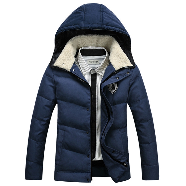 Зимни мъжки якета с махаща се качулка AEEROHMA - 6 модела 