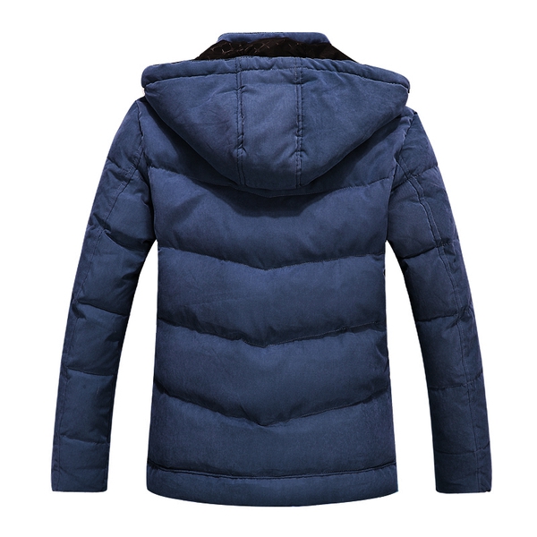 Зимни мъжки якета с махаща се качулка AEEROHMA - 6 модела 