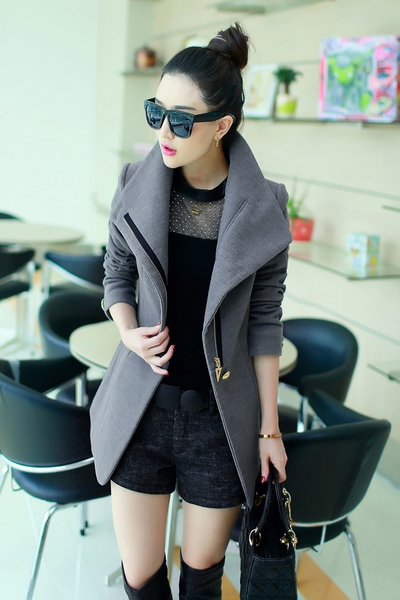 Дамско дълго палто, модерно и стилно, есенно-зимно, уникални модели