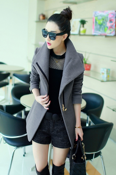 Дамско дълго палто, модерно и стилно, есенно-зимно, уникални модели