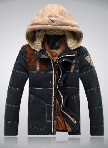 Ανδρικά χειμερινά  μπουφάν με αποσπώμενη κουκούλα - 3 μοντέλα