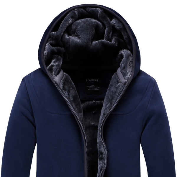 Дебела зимна мъжка жилетка с кадифе  - 3 модела 