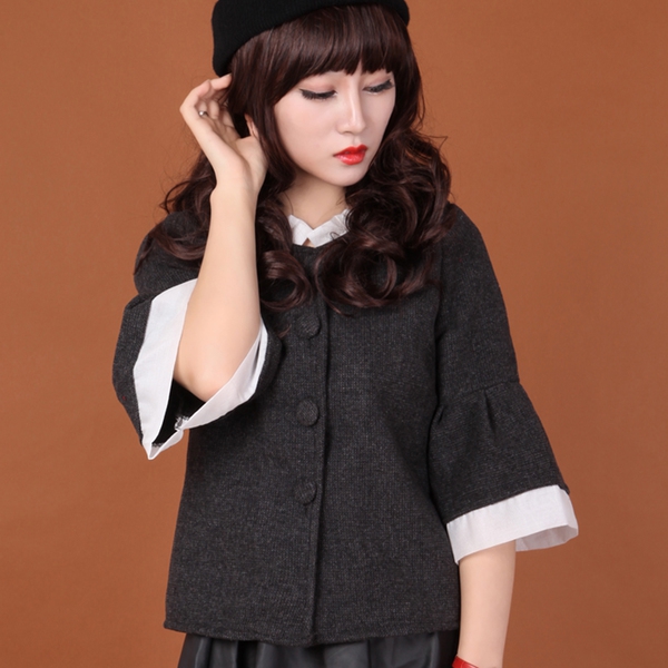 Дамска стилна зимна жилетка - три цвята