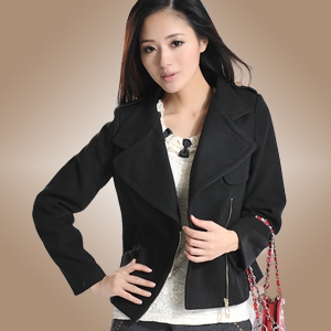 Дамски зимни къси палта в четири модела розови, черни, червени, кафяви