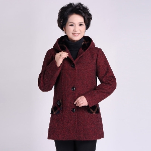 Γυναικείο παλτό μαλλί νο  για το χειμώνα - διαφορετικά χρώματα κατάλληλο για τις γυναίκες στη μέση ηλικία