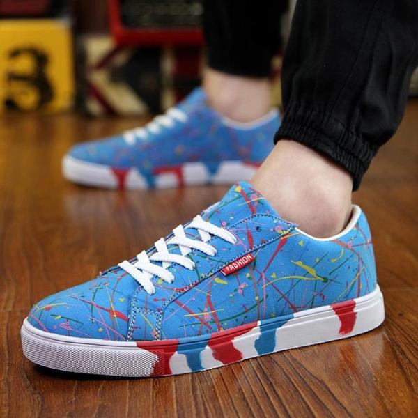 Цветни мъжки зимни кецове с памук