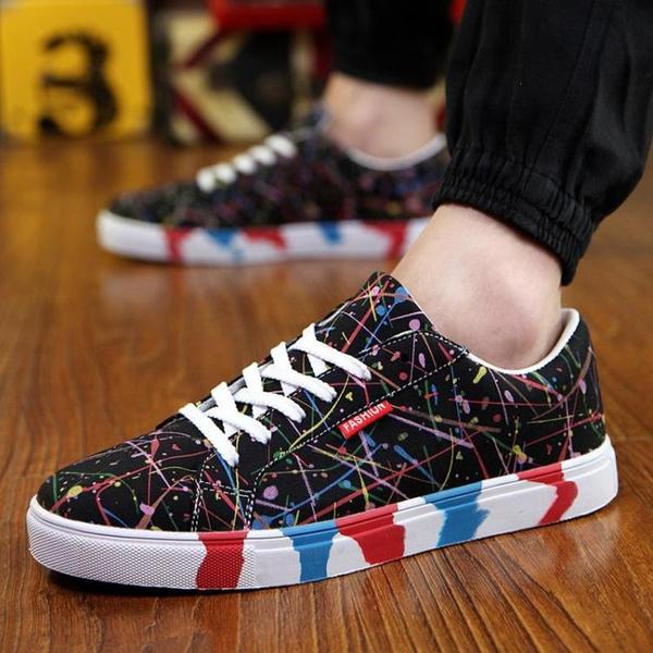 Цветни мъжки зимни кецове с памук