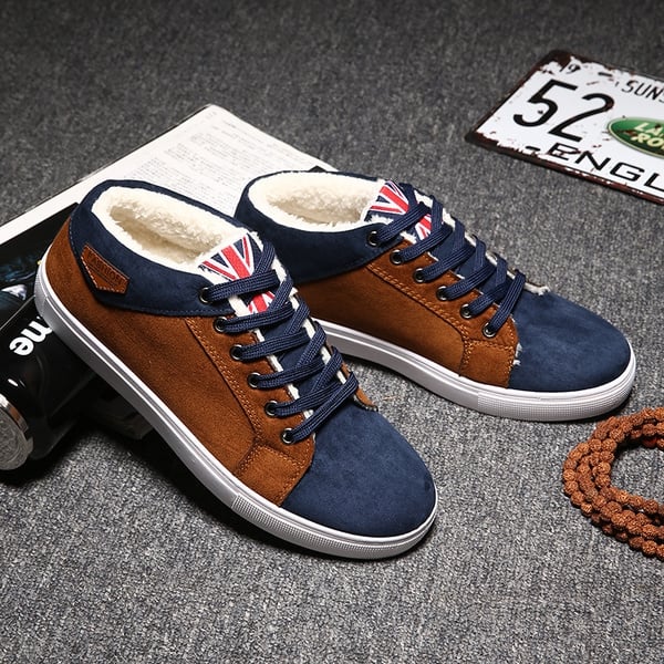 Стилни мъжки обувки + кадифе 