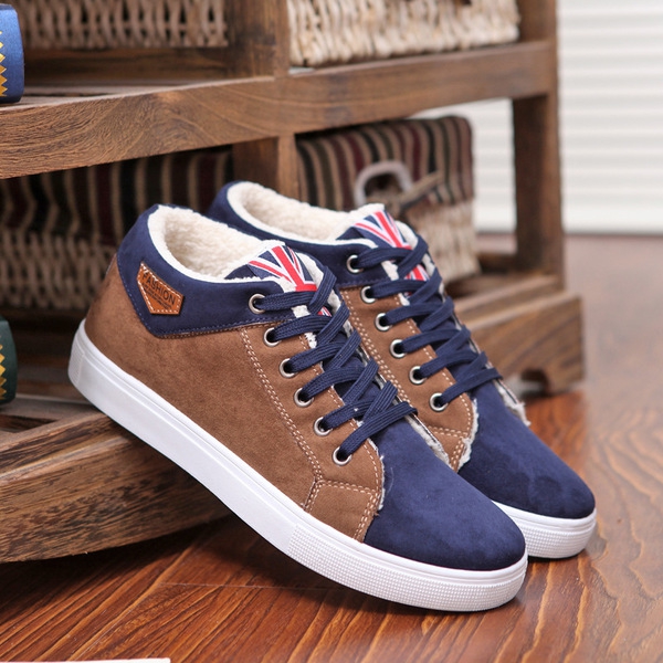 Стилни мъжки обувки + кадифе 