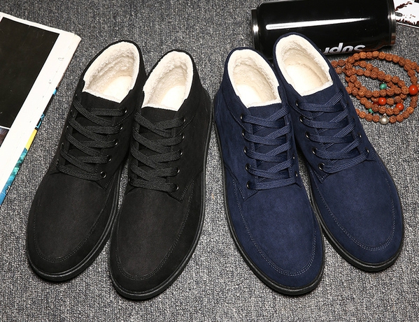 Стилни мъжки обувки + кадифе 