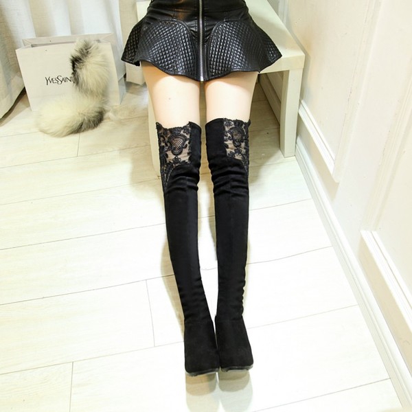 Γυναικείες κομψές μακριές μπότες από τεχνητό δέρμα - για το  φθινόπωρο και το χειμώνα - διαφορετικά μοντέλα