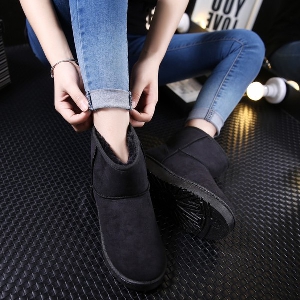 Γυναικείες χειμωνιάτικες ζεστές μπότες από τεχνητό δέρμα