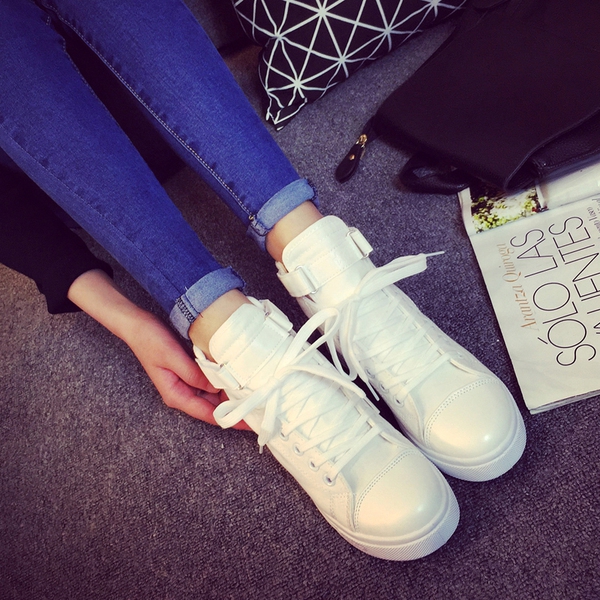 Дамски стилни универсални обувки - за всеки сезон - бели, червени, черни, с анимация